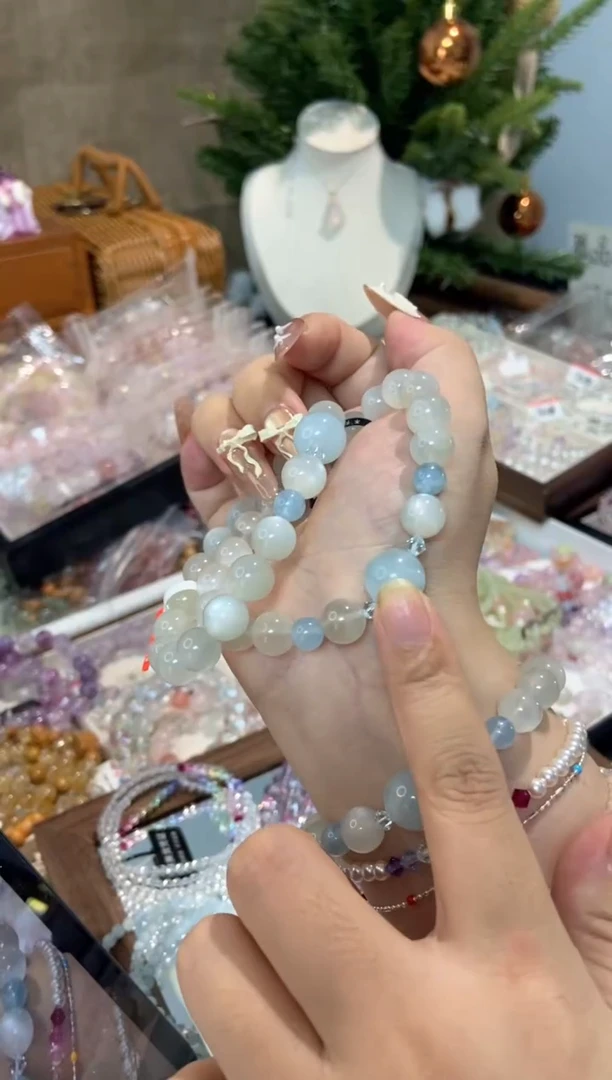 未镶嵌手串水晶孤品捡漏均匀瑕疵介意勿拍