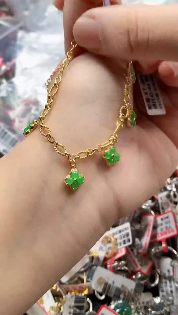 银S925镶嵌戒指翡翠天然A货缅甸翡翠