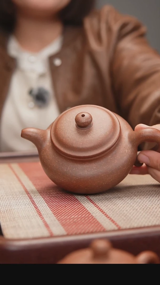 茶壶紫砂微瑕黑墩头仿古220cc