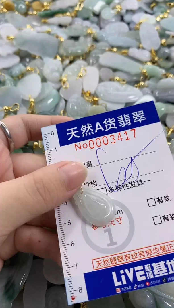 颈饰未镶嵌翡翠天然A货翡翠