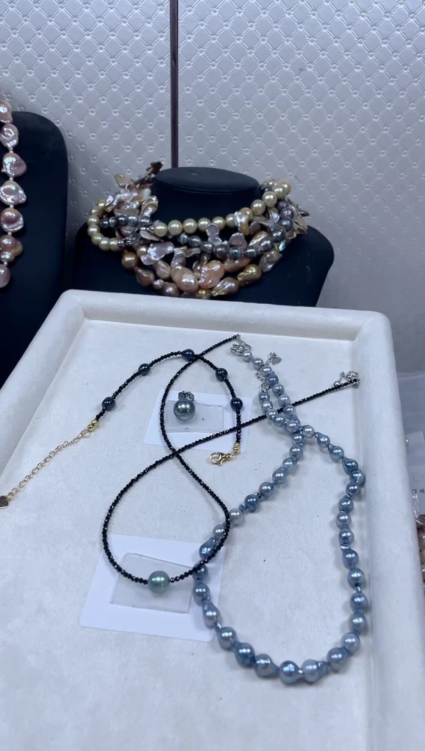 未镶嵌淡水珍珠套装【纯恬珍珠】