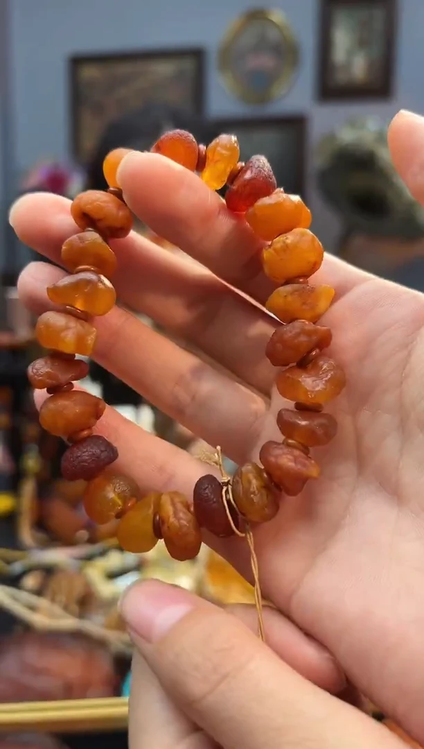 手串琥珀未镶嵌手串