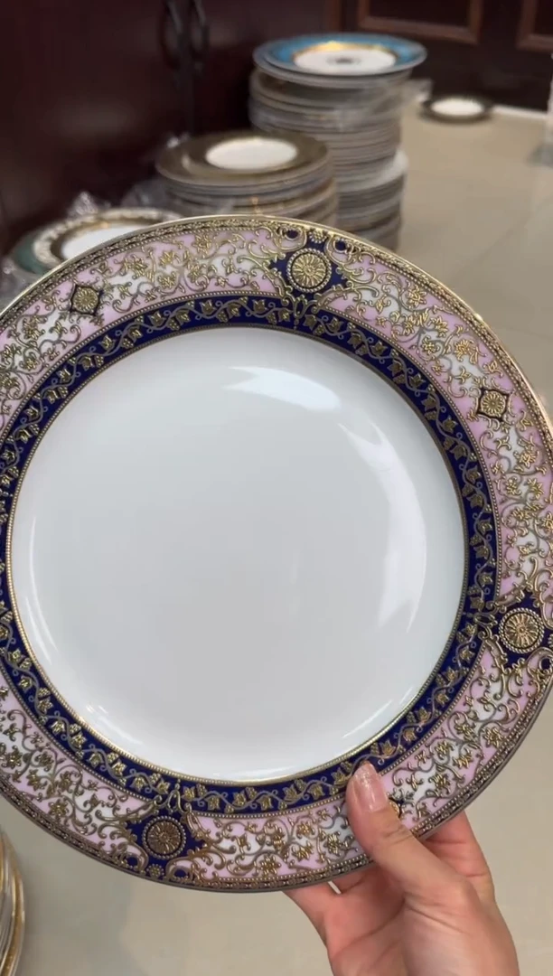 【闪购商品】瓷片10.5寸平盘1个微瑕  福利价