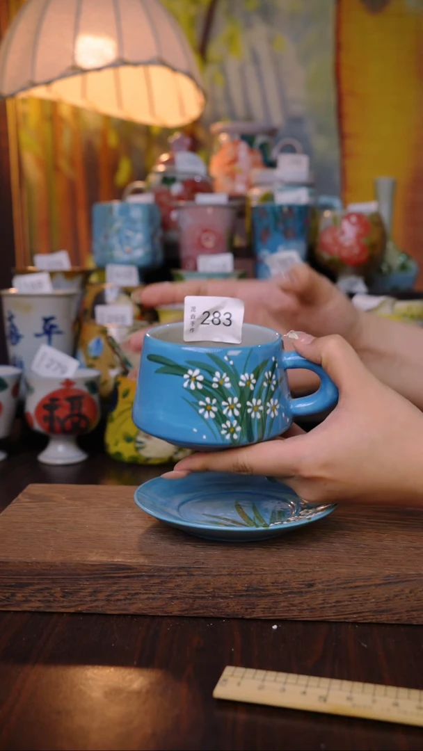 摆件泥垚手作 景德镇手工手绘器物