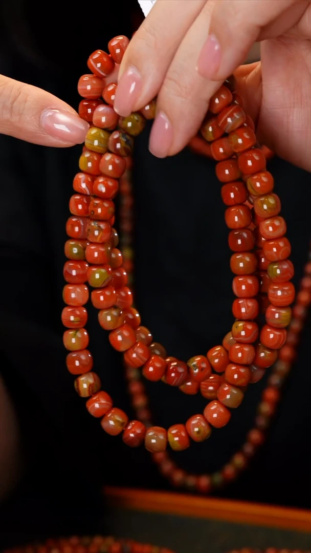 未镶嵌手链南红玛瑙包浆料多圈