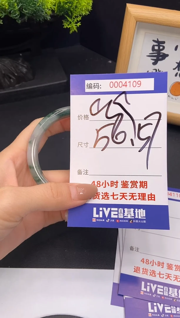 未镶嵌手镯翡翠0004109