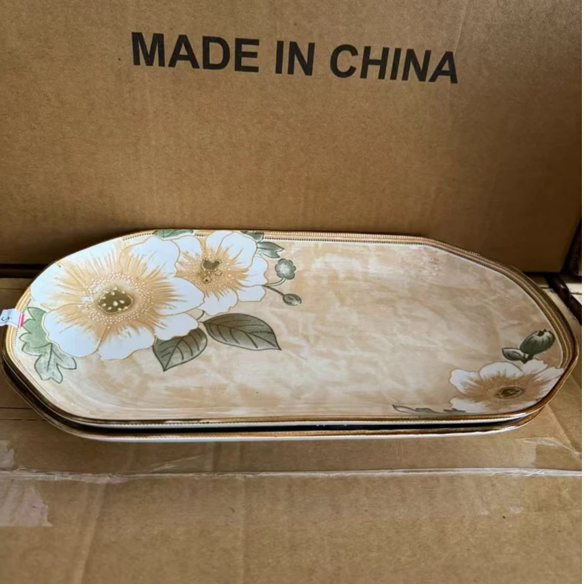 Lz12英寸鱼盘（颜色随机）