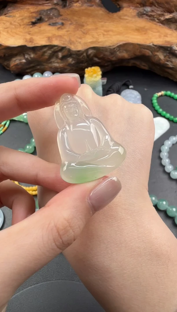 吊坠(不含链)未镶嵌翡翠c****n翡翠饰品-242