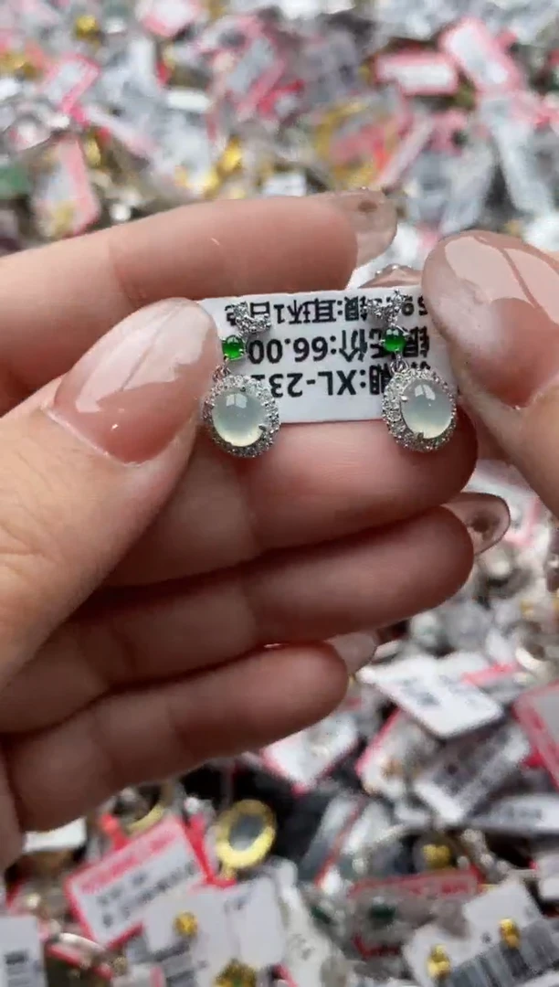 【闪购商品】翡翠戒指银S925镶嵌77777---2