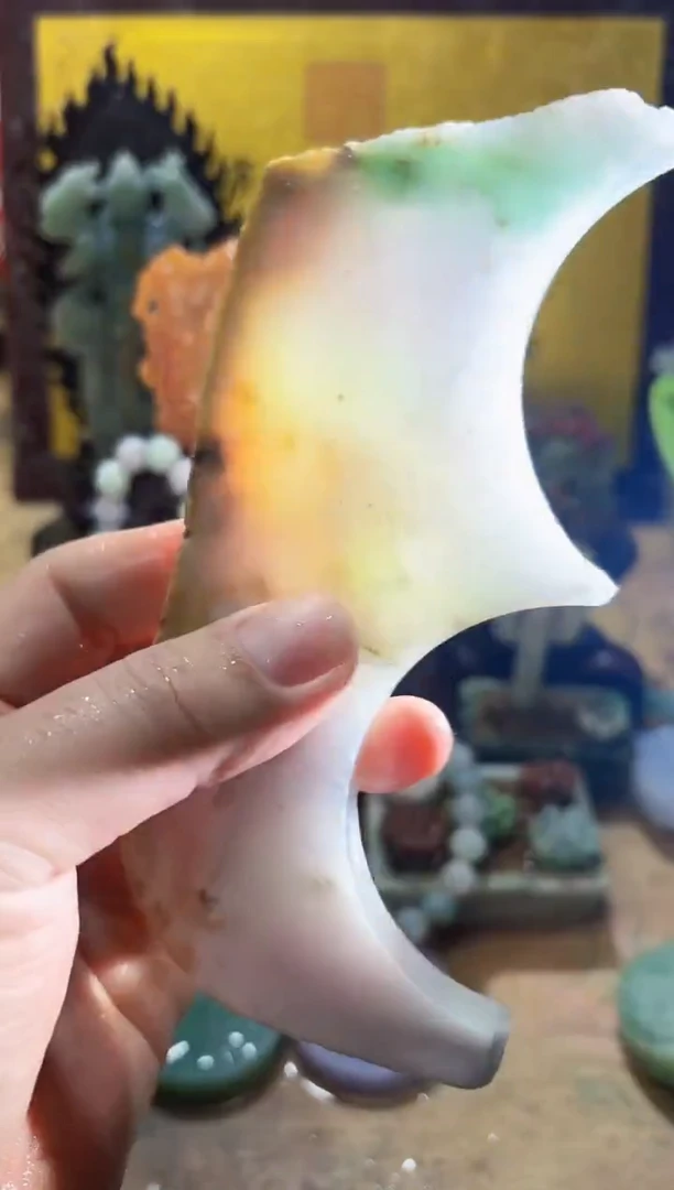 未镶嵌挂件翡翠A货常璀7835