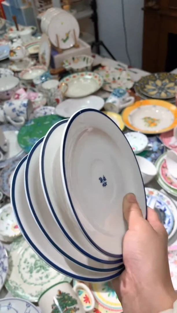 【闪购商品】瓷片CC076陶瓷没有完美无瑕陶瓷4个6寸