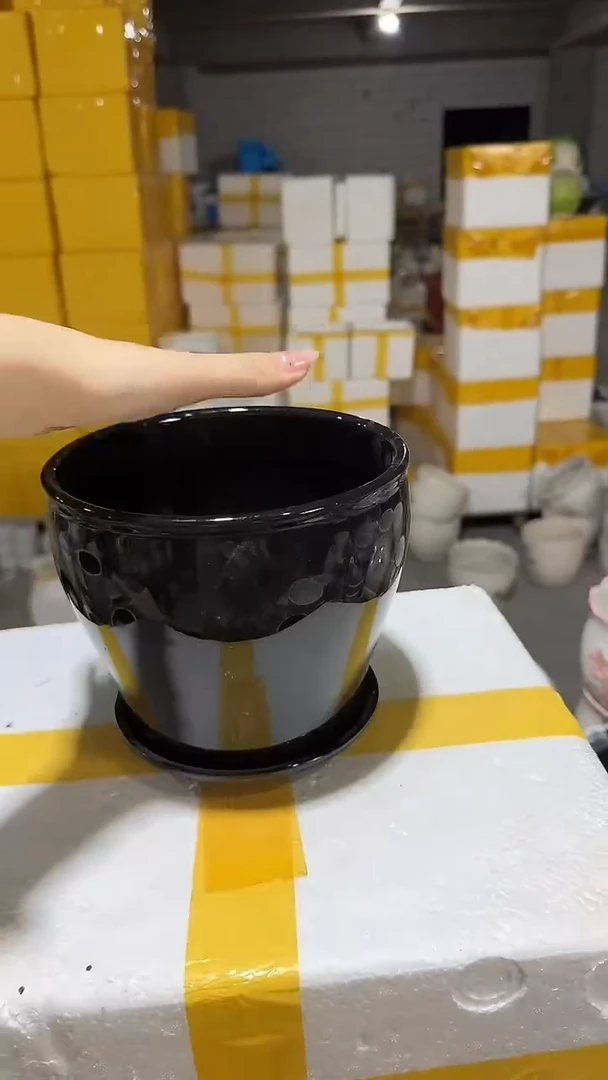 高温陶瓷花盆+E74