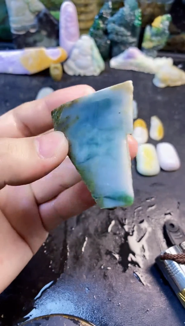 未镶嵌挂件翡翠天然翡翠025