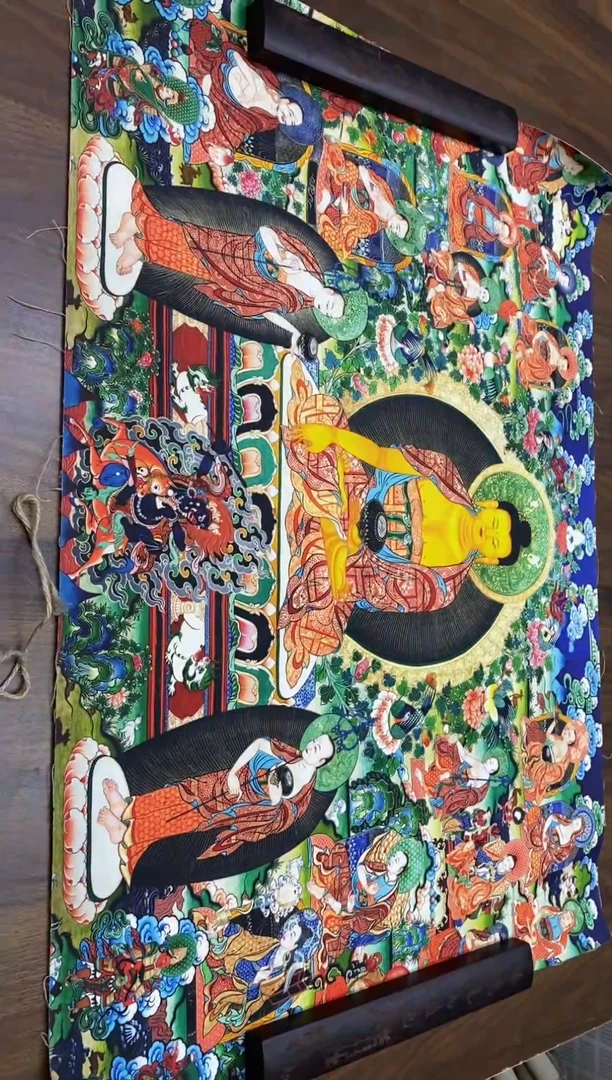卷轴画精品挂饰 唐卡tk16046