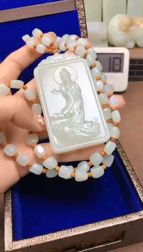 颈饰未镶嵌和田玉阳?阳