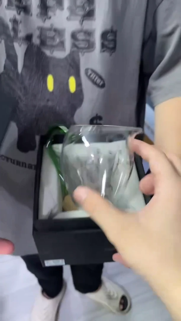 手绘公杯/空谷幽兰（湖绿色）