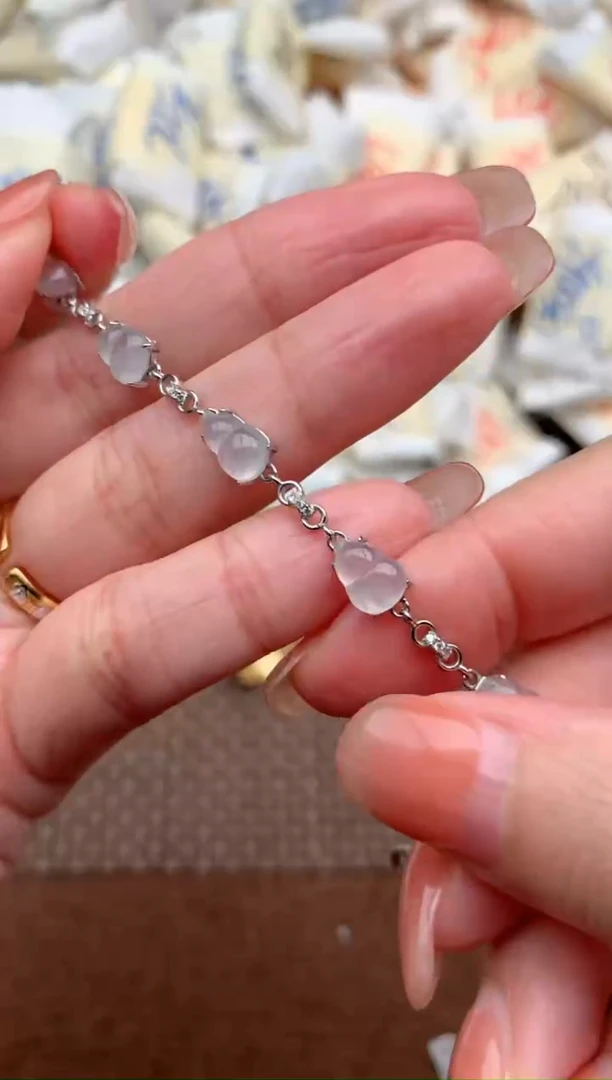 银S925镶嵌挂件翡翠一