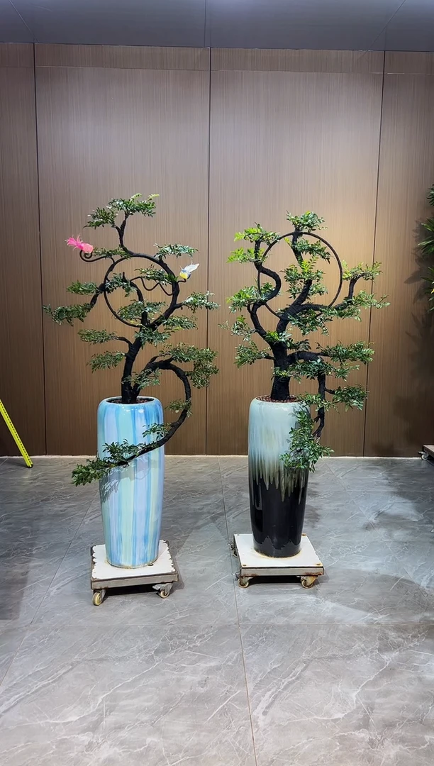 无花朵曾*阳紫檀+洒金榕+百合竹