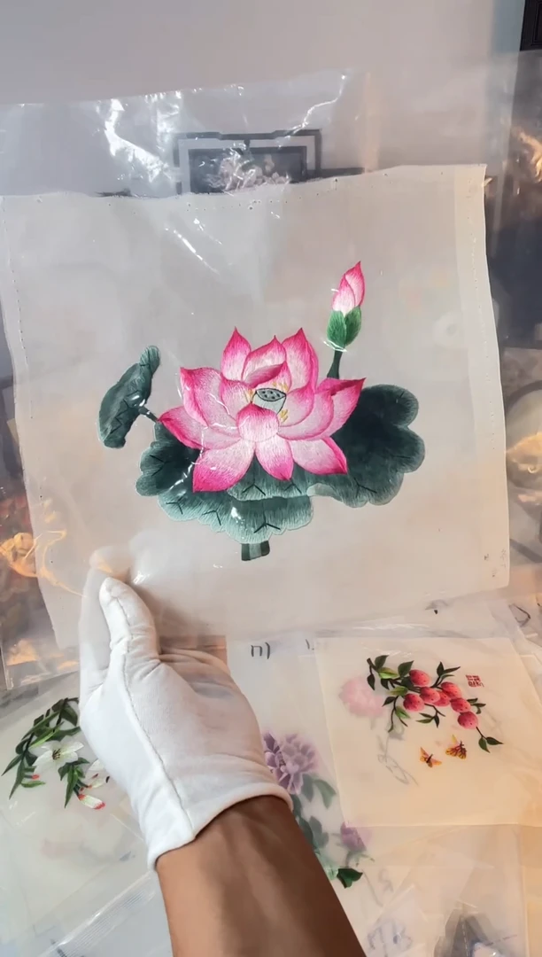 织绣纯手工苏绣双面绣苏绣31