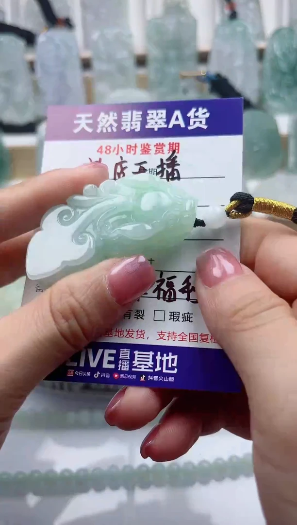 颈饰未镶嵌翡翠
