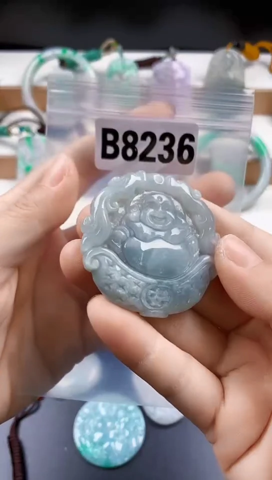 颈饰未镶嵌翡翠天然翡翠吊坠挂件