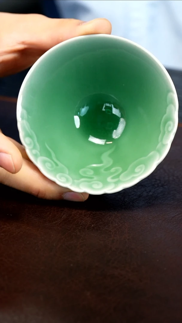 青瓷手工茶器包邮不带礼盒