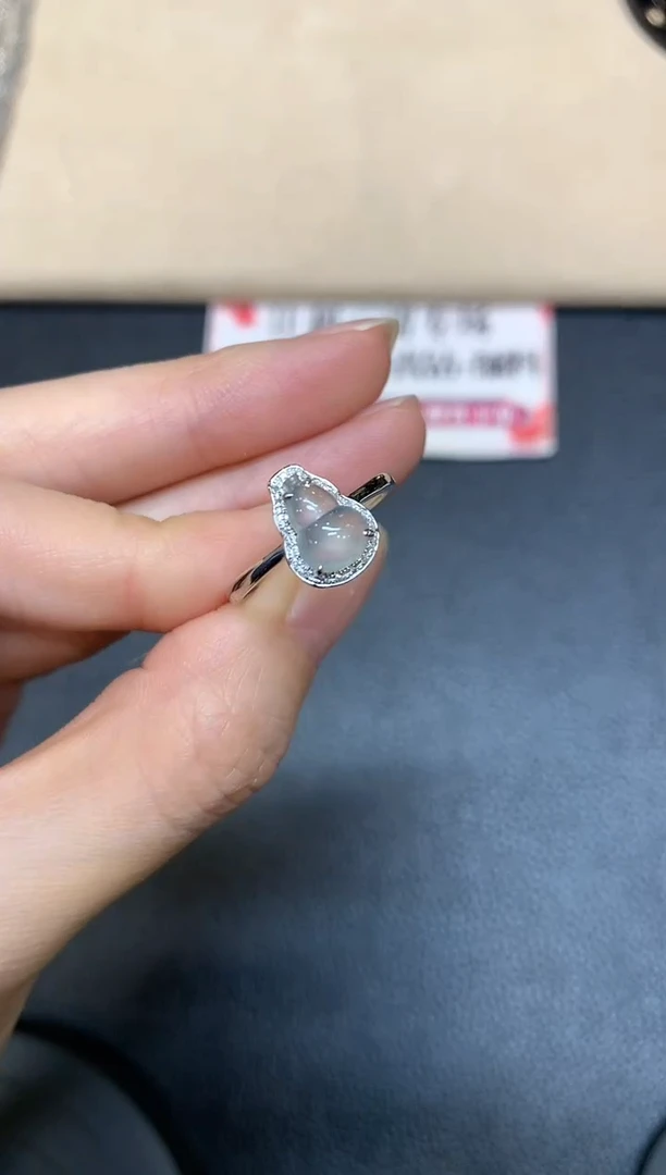 【闪购商品】翡翠戒指18K金镶嵌【无鉴赏期