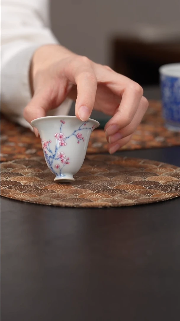 【闪购商品】杯晴山素华青花加彩