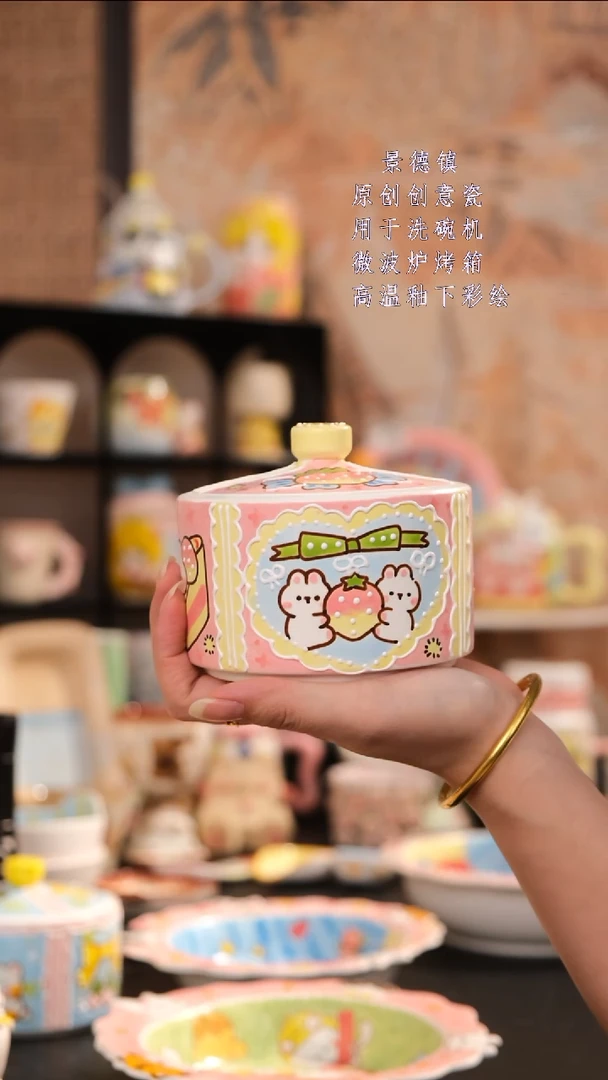 摆件旺的可以陶瓷设计师款
