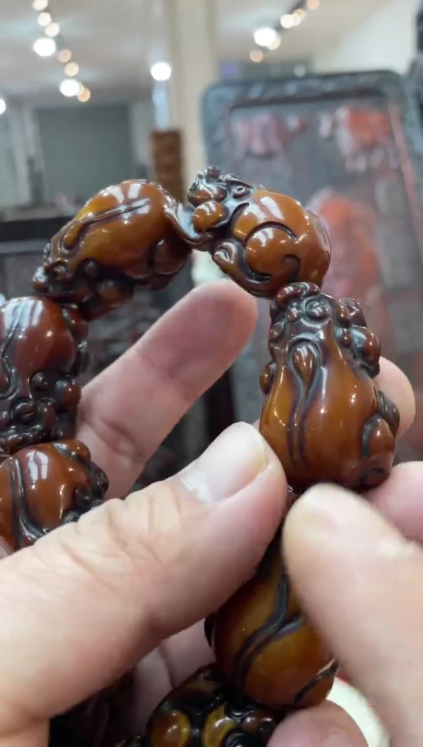 【闪购商品】蜜蜡手链未镶嵌蜜蜡貔貅手串啊啊啊啊啊啊啊