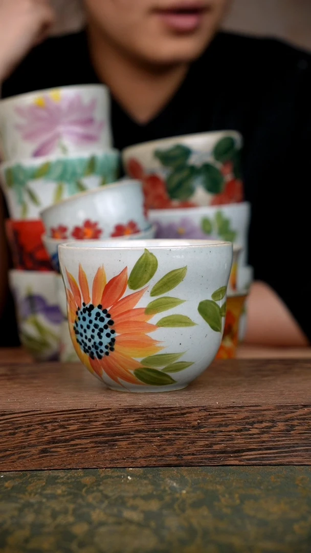 摆件泥垚手作 景德镇手工手绘器物