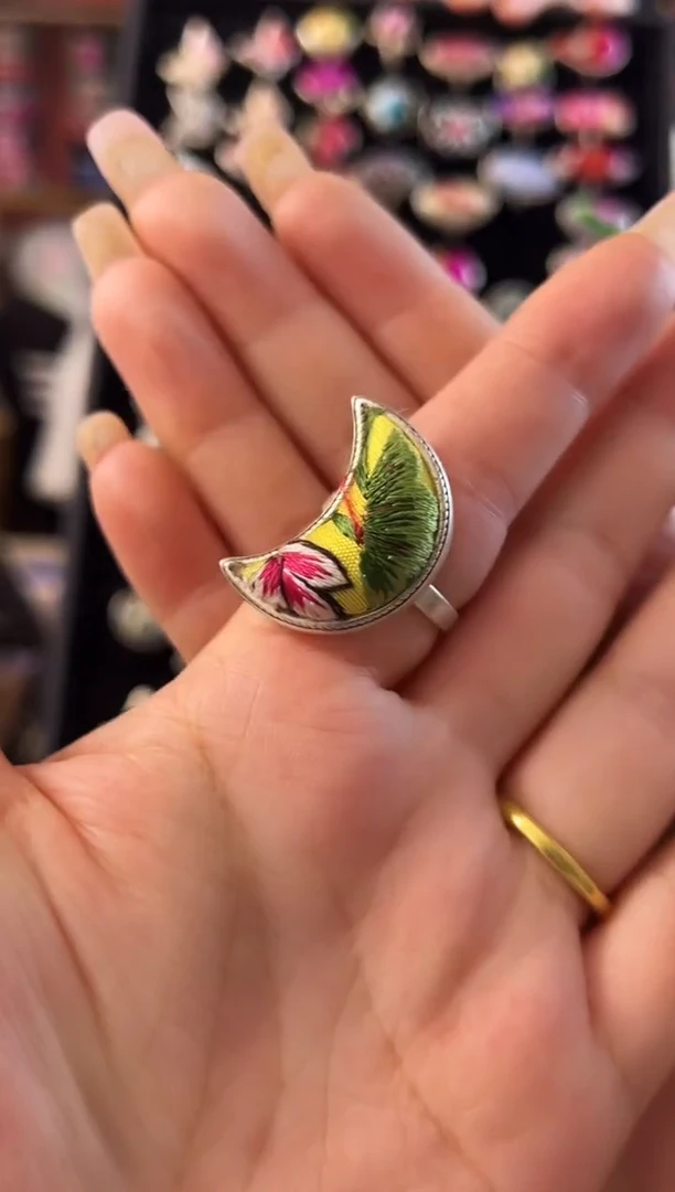 织绣艺枝独绣老绣饰品82