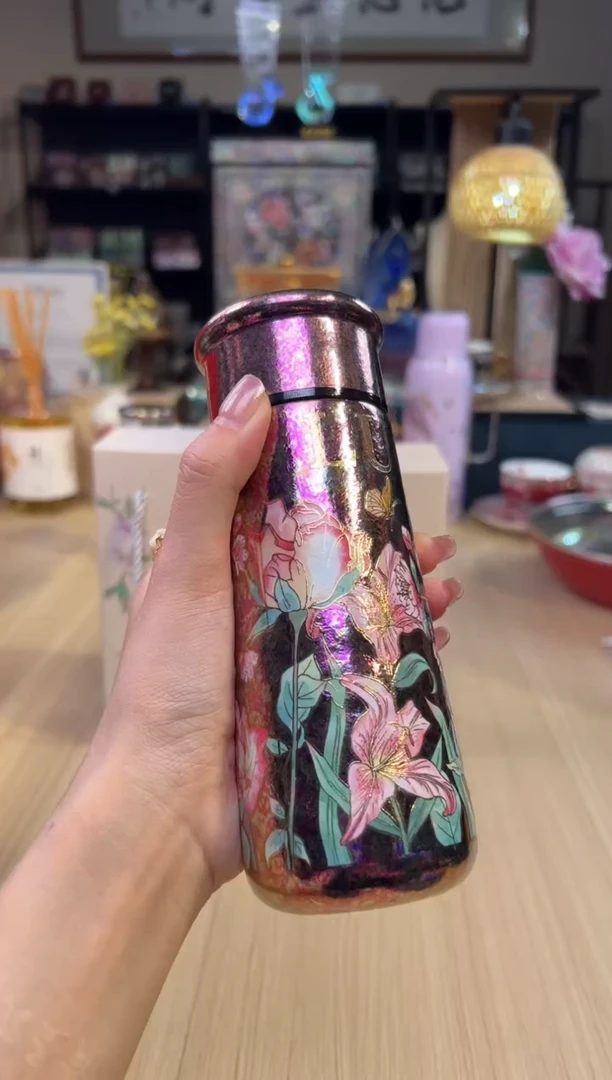 108造闵集 纯钛小蛮腰Pro版260ml（粉色玫瑰庄园）