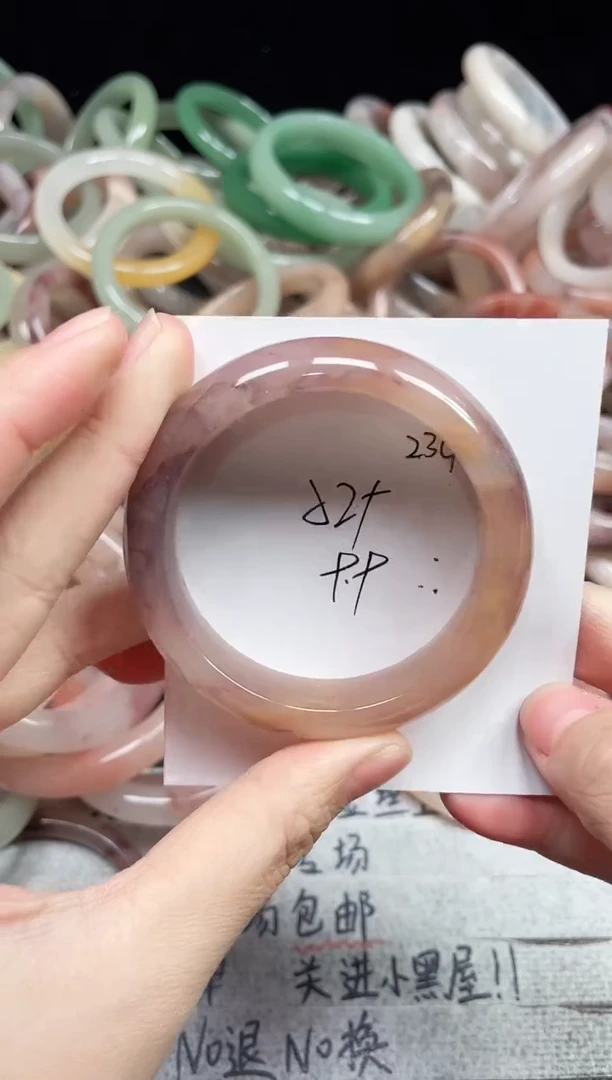 未镶嵌手镯石英质玉234