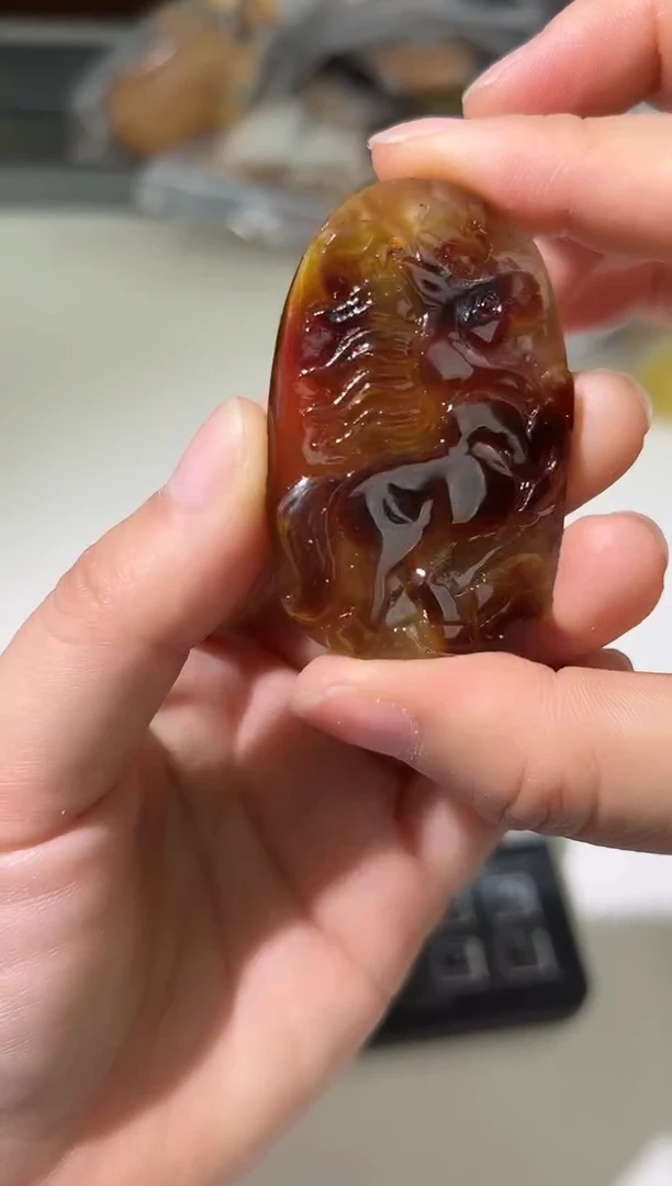 裸石琥珀未镶嵌琥珀蜜蜡吊坠