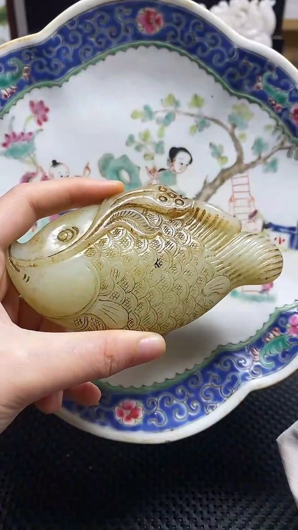 【闪购商品】瓷片瓷片瓷器 摆件1个