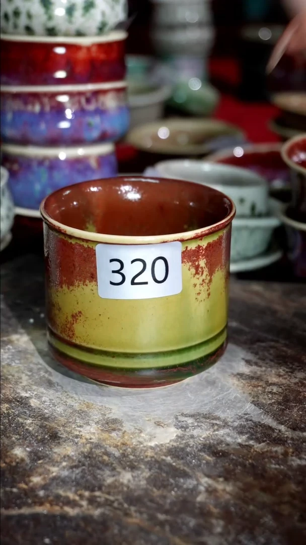 摆件精品窑变钧瓷茶器