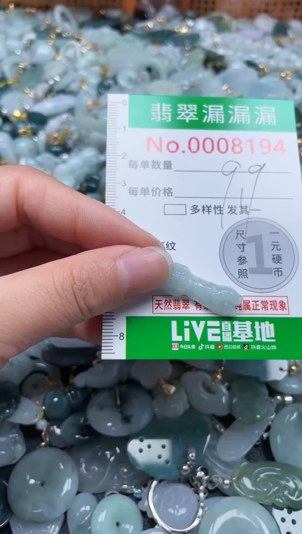 颈饰未镶嵌翡翠8194