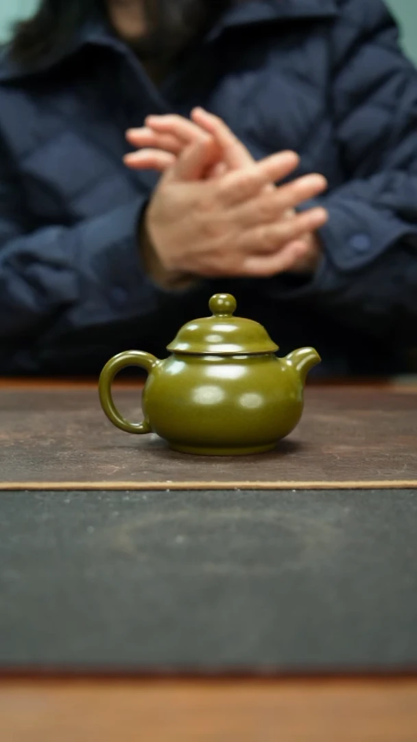 杯景德镇茶叶末掇只壶