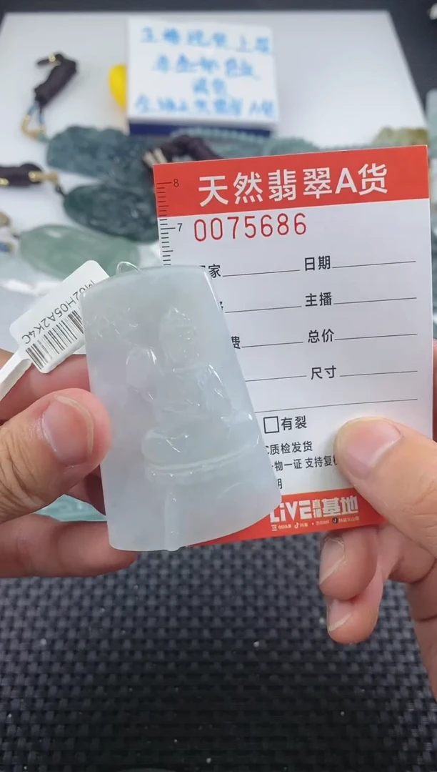 翡翠未镶嵌颈饰
