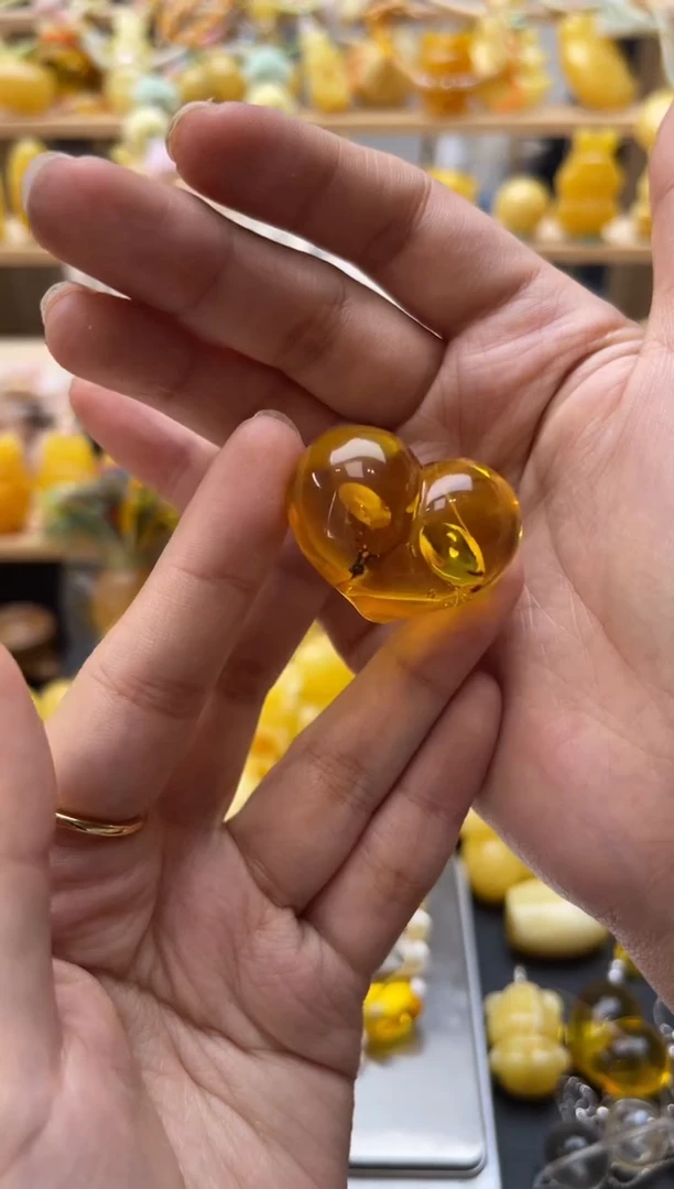 琥珀未镶嵌珠宝奇石023琥珀蜜蜡微瑕