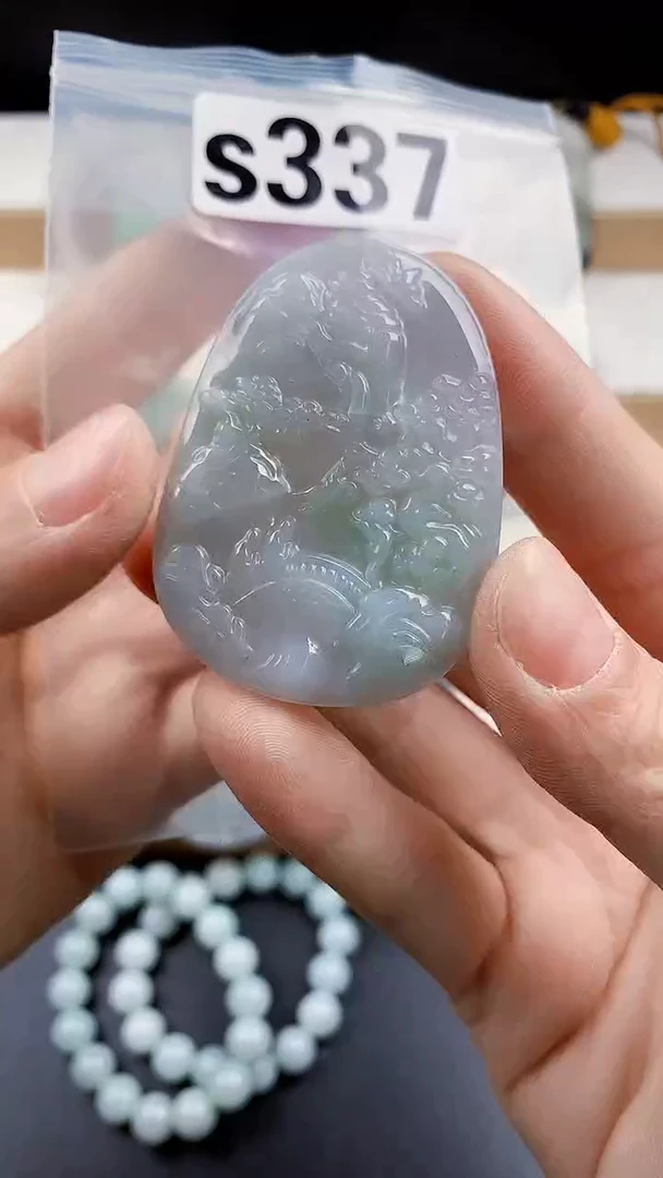 颈饰未镶嵌翡翠天然翡翠吊坠挂件
