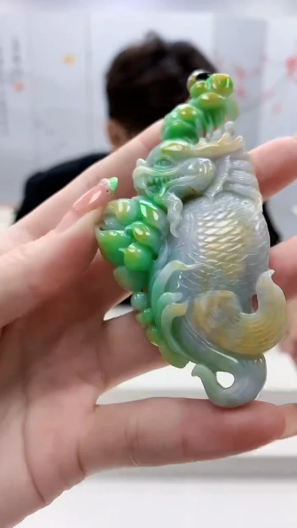未镶嵌定制翡翠5145ry-毛货挂件25