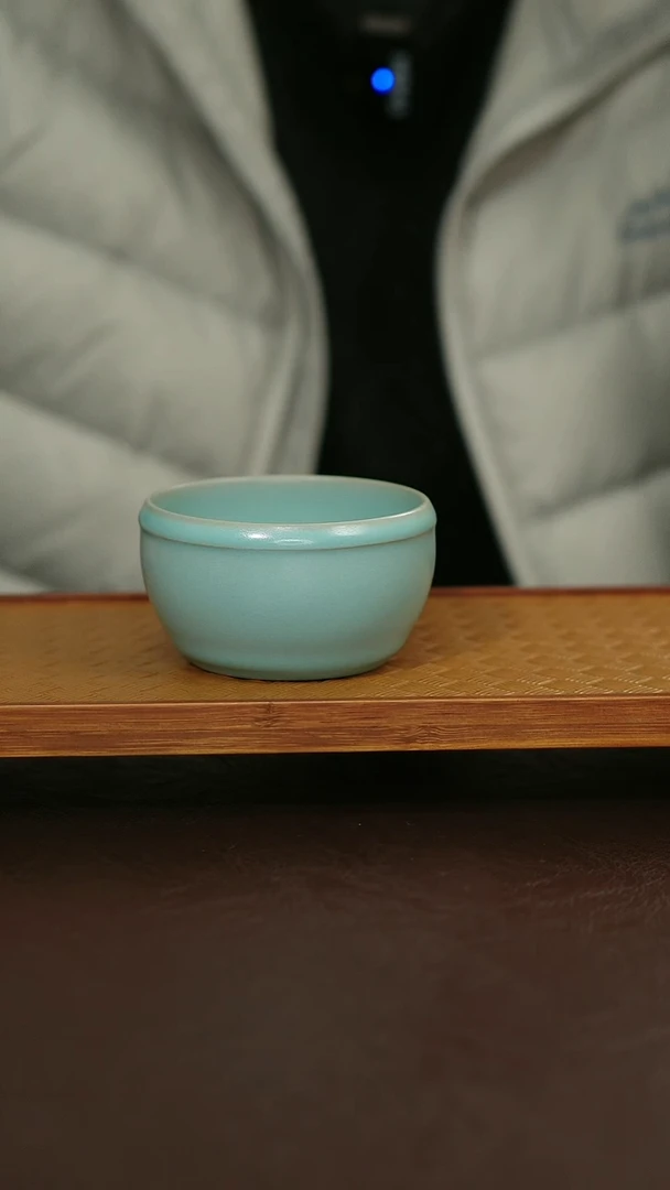 摆件瓷原矿原釉汝宋汝瓷 福利杯
