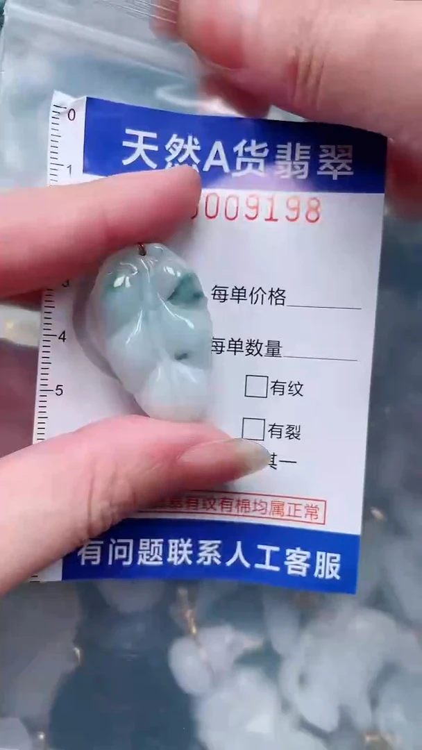 翡翠未镶嵌吊坠(不含链)1