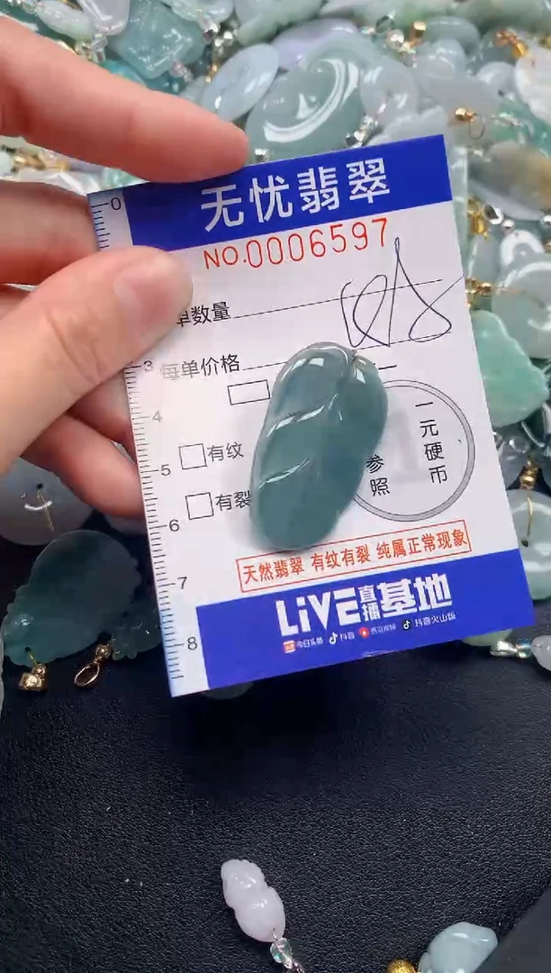 颈饰未镶嵌翡翠6597