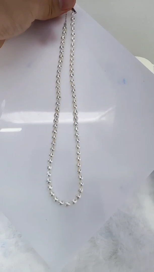 未镶嵌淡水珍珠DA珍珠项链 y330