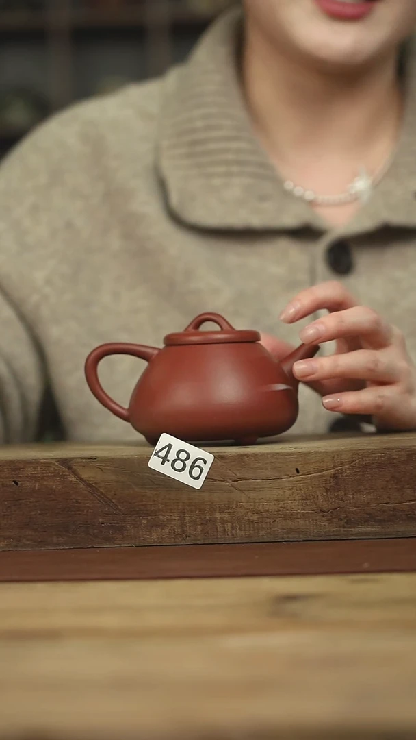 设计师手作款紫砂小茶壶