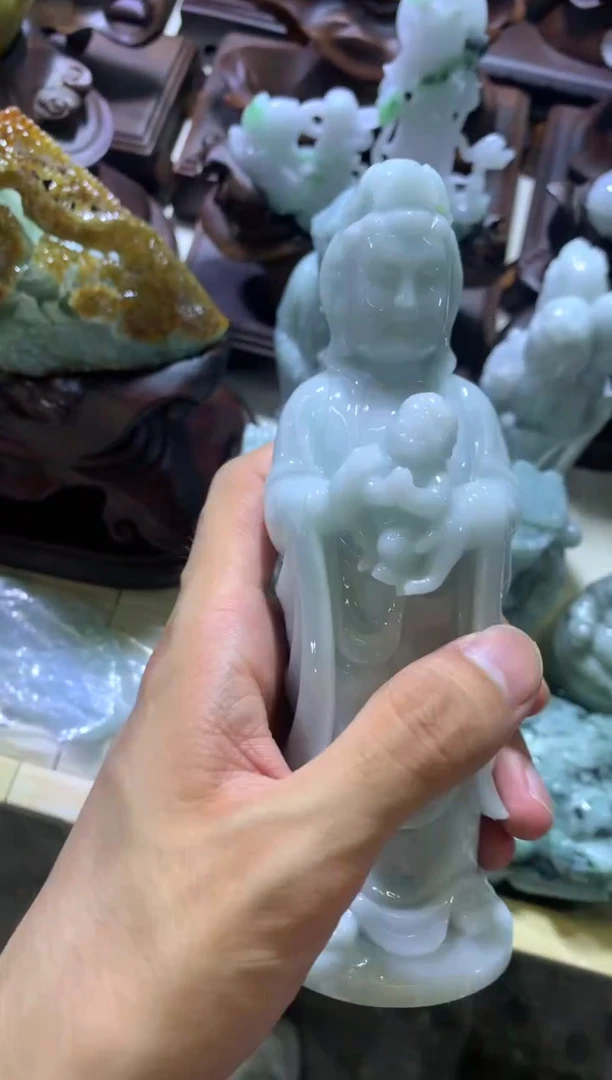 未镶嵌挂件翡翠用****3翡翠摆件