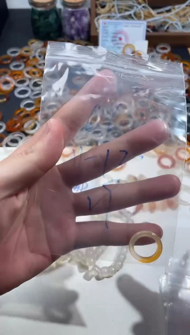 【闪购商品】玛瑙/玉髓戒指未镶嵌66